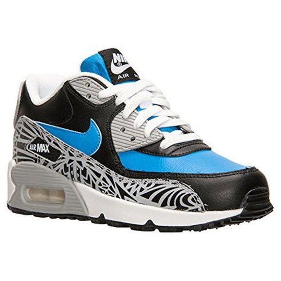 Nike Other - Nike, Air Max 90, Premium Leather Blue/Black Running Unisex Youth Size 7